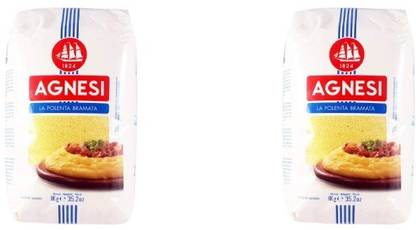 Agnesi La Polenta bramata 1Kg (pack of 2) 2 kg