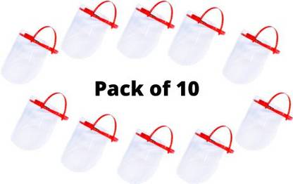 myshield Face Shield 10 Pack Full Face Shield 10 pack Safety Visor