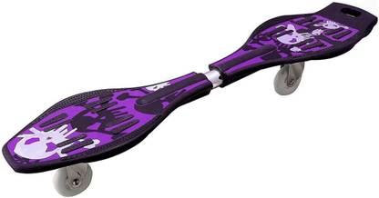 Toyify Alloy Made Heavy Duty Wave Board, Two Wheel Skate Board with 360 Degree Rotating Wheel,Shock Proof . 18 inch x 20 inch Skateboard