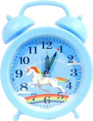 poksi Analog Blue Clock