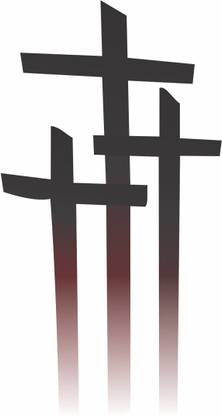 voorkoms God of Cross Tattoo Design Men Women Waterproof Temporary Body Tattoo