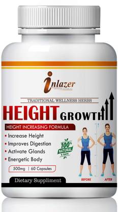 inlazer Height Growth Organic Pills Safe & Effective In Proper Growth Of The Body