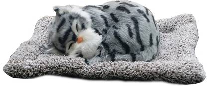 ROY Car Dashboard Sleeping Cat Soft Toy For Car And Home Decoration