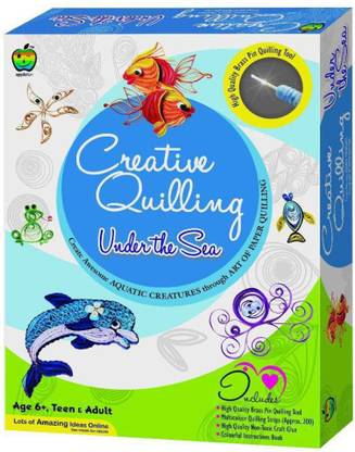 Apple Fun CREATIVE QUILLING UNDER THE SEA, GAME, EDUCATIONAL,