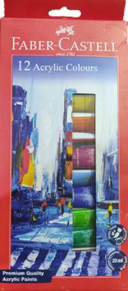 FABER-CASTELL 12 Acrylic Colors 20 ml each