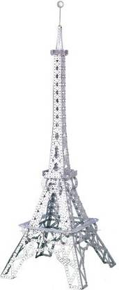 radhey preet Metal Structure Eiffel Tower Making Game With 2125+ pcs