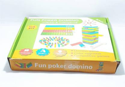 GIFT BOXX Fun Poker Domino Game (Interest and Intelligent) Party & Fun Board Game