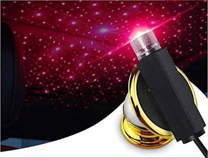carempire Car USB Star Ceiling Light Sky Projection Lamp Romantic Atmosphere Night Lights Auto Roof Star Lights for Car Ceiling Home Party Car Fancy Lights