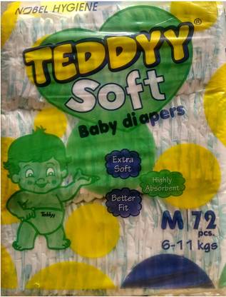 TEDDYY Soft Baby Baby Diapers - M