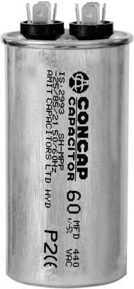 Concap 60 Mfd Capacitor for Air Conditioner Electronic Components Electronic Hobby Kit