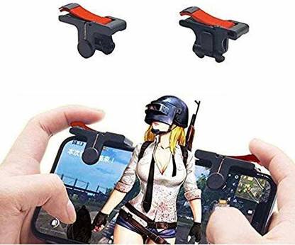 Lieven Mobile pubg/Call off duty/free fire all shooting game Conductive high quality trigger controller battle royal sensitive shoot and aim supports & Suitable for all types android and IOS Mobile -1 pair  Gaming Accessory Kit