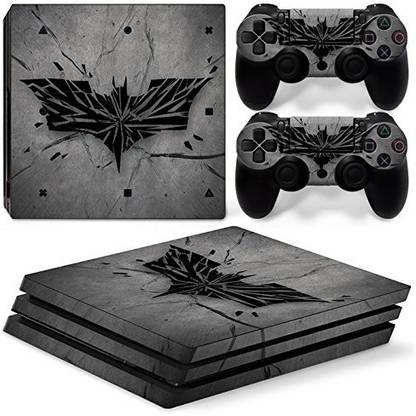 KUMAR Skin Poster Batman Logo Theme Skin Sticker Decal Skin Full Body Cove Set Compatible with 3M Skin Sticker Cover for PS4 Pro  Gaming Accessory Kit