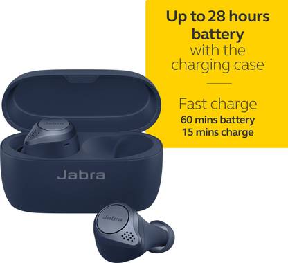 (Refurbished) Jabra Elite Active 75t Bluetooth Headset with Mic