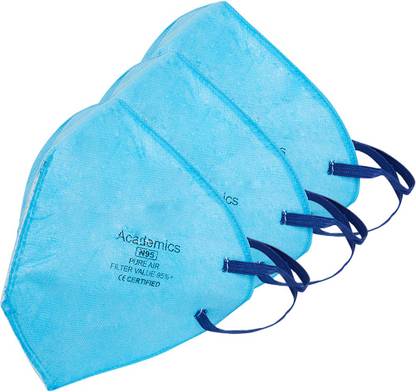 98 Degree North N95 MASK PACK OF 3 COLOR: BLUE Reusable