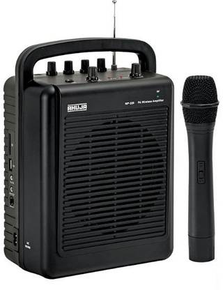 Ahuja WP-220M with Bluetooth, Recording, USB, Echo & Karaoke Microphone