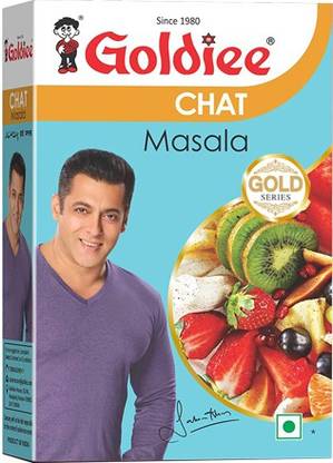 goldiee Chat Masala 100g Box - Gold Series