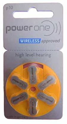 Power one P10 Hearing Aid Battery (6X1 Pack) 6 Nos 10no-6Battery Stethoscope Case
