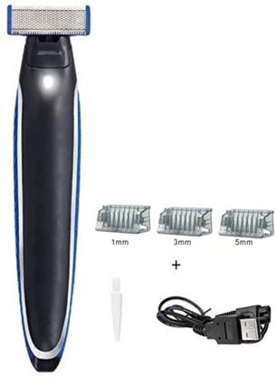 Yourshop Rechargeable trimer for men Trimmer 12 min  Runtime 1 Length Settings