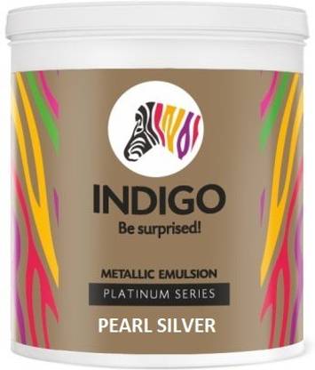 Indigo PEARL SLIVER PEARL SILVER Emulsion Wall Paint