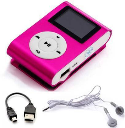 Hiccup easy to care pocket Clip mp3 player for Jogging, Running, Gym MP3 Player 32 GB MP4 Player