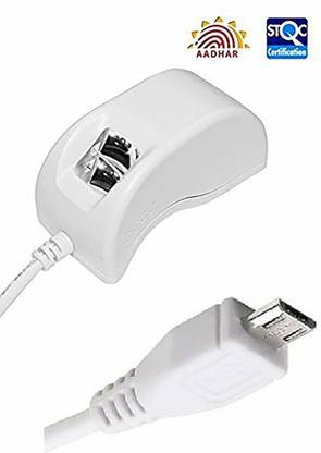 e-Time Office Technology of Tomorrow Startek FM220U Fingerprint scanner for Digital Verification- Aadhaar, Apna CSC, NDLM, DigiLocker, Jeevan Pramaan Payment Device -Micro USB Port Payment Device