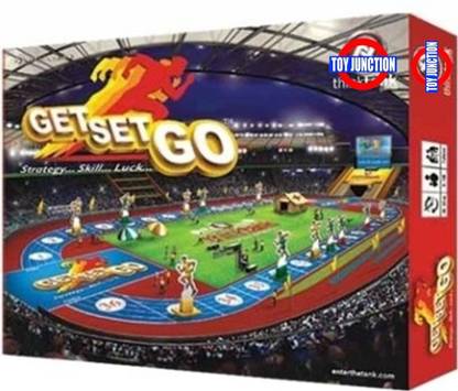 TOY JUNCTION GET SET GO GAME, FOR KIDS & FAMILY Party & Fun Board Game