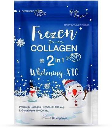 FROZEN COLLAGEN 2 IN 1 WHITENING X 10 CAPSULES FOR FAIRNESS