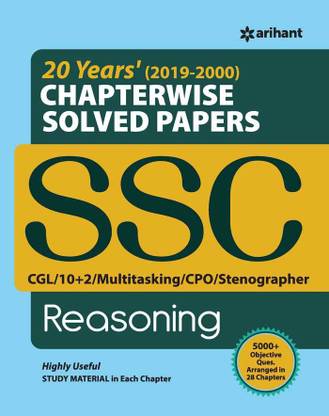 Ssc Chapterwise Solved Papers Reasoning 2020
