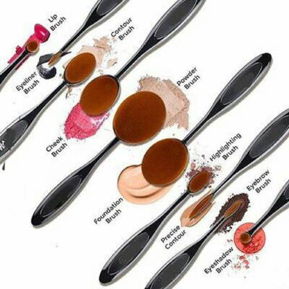 JIAOER Multipurpose makeup brush Set Toothbrush Oval makeup brushes. BB cream Foundation brush