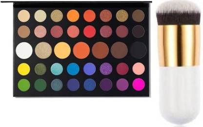 D.B.Z. MORPHE James Charles Eyeshadow Palette AND Professional Foundation Brush __