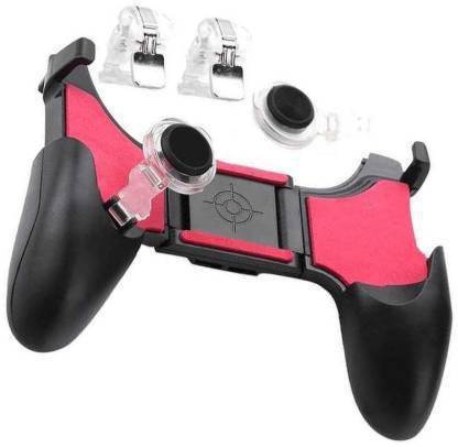 UPROKT Phone 5 IN 1 Gamepad Foldable Controller Shooter Gaming Button Handle/Mobile Phone Stent Trigger with L1 R1 Fire Shooter Buttons Trigger Handle Joystick  Gaming Accessory Kit