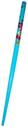 salvusappsolutions Wooden Sky Blue Stick Bun Stick