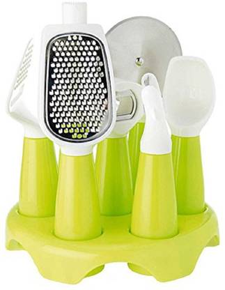 arkit 7 Pcs Food Slicer Kitchen Utensil Set Multicolor Kitchen Tool Set Kitchen Tool Set