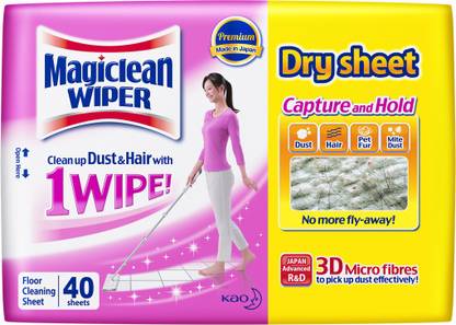 Magiclean WIPER DRY SHEET 40 P Wipes