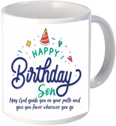 NET DATA EXPRESS Happy Birthday My Son Pt1 27 Ceramic Coffee Mug
