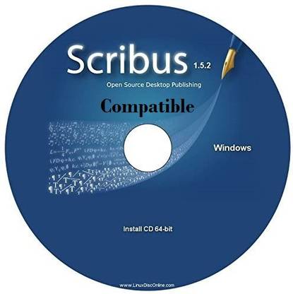 COMPATIBLE Scribus Powerful Desktop NEW - Scribus Powerful Desktop Publishing Software 1.5.2 for Windows (64-bit) on CD 64-bit