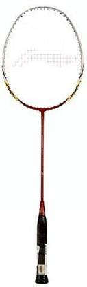 LI-NING SS-9-G5 WITH GUTTING Red, Silver Strung Badminton Racquet