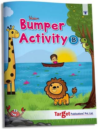 Blossom Bumper Activity Book For Kids In English | 4 To 5 Year Old Children | Part B | 55 Fun Activities Like Rhyming Words, Word Formation, Join The Dots, Reading Time And Calendar | Exercises For Brain, Hand And Eye Co-Ordination