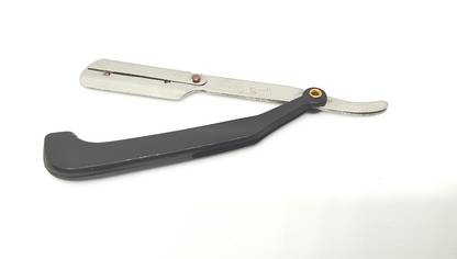 organim Shaver Design Plastic Handle Small Razor,Easy to Use Folding Razor,Barber And Personal Use, Men & Women