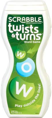 MATTEL SCRABBLE TWIST N TURN, WORD BUILDING, EDUCATIONAL GAME Word Games