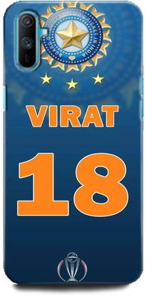 INDICRAFT Back Cover for Realme C3, RMX2027 VIRAT KOHLI, INDIAN CRICKET, SPORTS, JERSEY