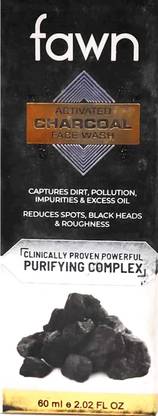 Fawn Activated Charcol  60ml Face Wash