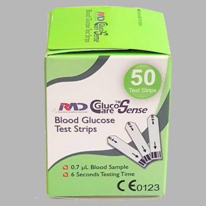 GlucoCare SENSE 50 STRIPS 50 Glucometer Strips