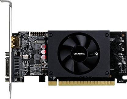 GIGABYTE GT 710 2 GB DDR5 Graphics Card GDDR5 2 GB NVIDIA Chipset 64 bit 954 MHz Graphics Card