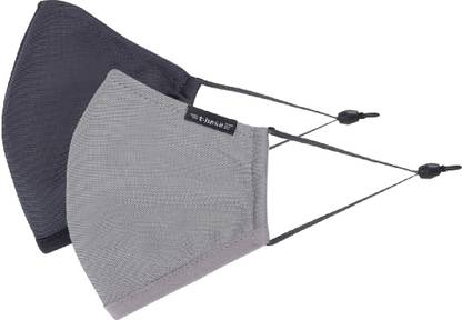 t-base MK-18001-CDG-CLOUD_GREY Reusable Cloth Mask