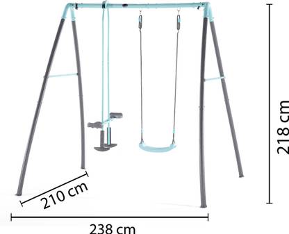 Plum Metal Single Swing and Glider with Mist Feature