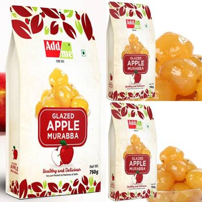 Add me Sweet Apple Murabba Seedless (Vaccum Packed Without Syrup) SEB muraba750Gm (Pack of 3) Apple Murabba