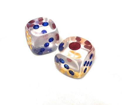 STANDARD Dice Roller 1 inch X 1 inch size - one set Money & Assets Board Game