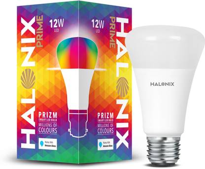 HALONIX Wi-Fi PRIZM 12W E-27 Million Colors Smart Bulb