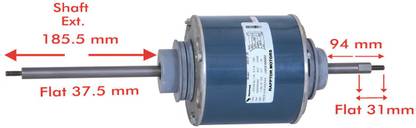 RAPPTOR Air conditioner motor 100 watt 1050 rpm window unit RA 248 Electronic Components Electronic Hobby Kit